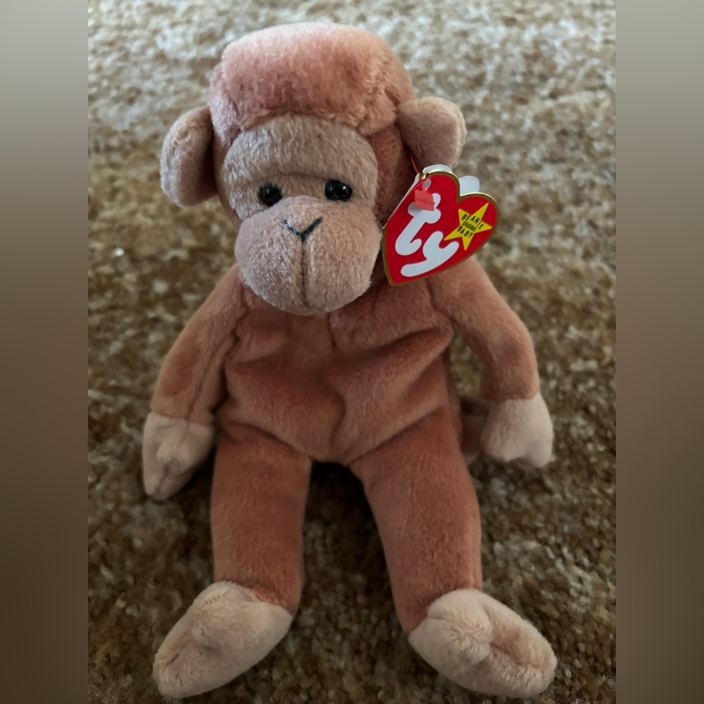 BONGO Brown TV Beanie baby monkey